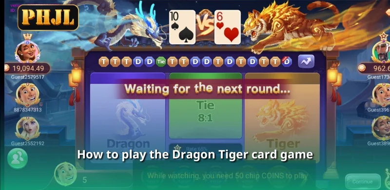 How to play the Dragon Tiger card game